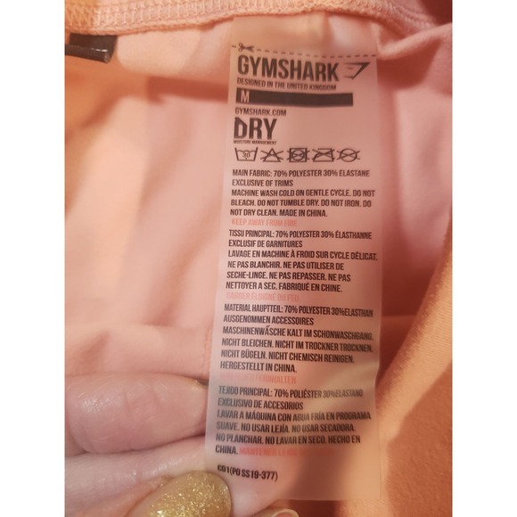 Gymshark Sweat Seamless Ankle Leggings Womens Medium‎ Terracotta Pink High Waist - Picture 6 of 12